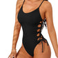 One Piece Swimsuit Women Bathing Suit Sexy High Cut Women's One-Piece Swimsuits Monokini One Piece Bathing Suit