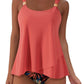 Women Ruffle High Waisted Tankini Swimsuit Tummy Control Bathing Suit