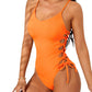 One Piece Swimsuit Women Bathing Suit Sexy High Cut Women's One-Piece Swimsuits Monokini One Piece Bathing Suit