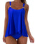 Women Ruffle High Waisted Tankini Swimsuit Tummy Control Bathing Suit