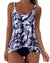 Women Ruffle High Waisted Tankini Swimsuit Tummy Control Bathing Suit