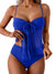 Tankini Swimsuits for Women, Tummy Control Flowy Mesh Tops, High Waisted Bottoms, Coquette 2 Piece Bathing Suits