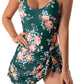 2026 European Style Women Fashion Printed Slimming One Piece Swimsuit Tummy Control Backless Skirted Swimwear