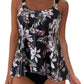 Women Ruffle High Waisted Tankini Swimsuit Tummy Control Bathing Suit