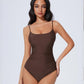 Women One Piece Tummy Control Swimsuit Crisscross Backless Bathing Suit