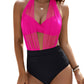 High-waisted bikini set, a swimsuit that can control abdominal fat, two-piece sexy and simple mesh swimsuit, 2026 model