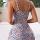 2026 European Style Women Fashion Printed Slimming One Piece Swimsuit Tummy Control Backless Skirted Swimwear