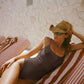 Women One Piece Tummy Control Swimsuit Crisscross Backless Bathing Suit