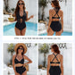 High-waisted bikini set, a swimsuit that can control abdominal fat, two-piece sexy and simple mesh swimsuit, 2026 model