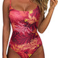 Women One Piece Tummy Control Swimsuit Crisscross Backless Bathing Suit